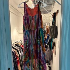 Calvin Klein Multicolor Abstract Maxi Dress